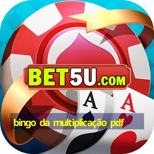 bingo da multiplicação pdf